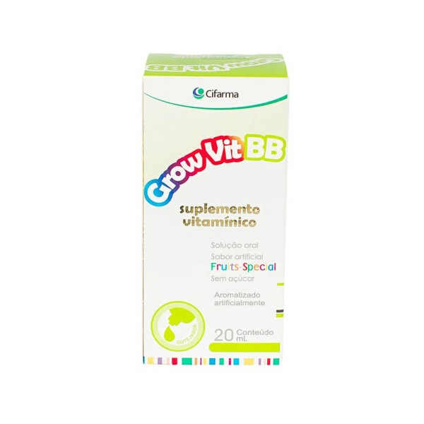 Encontraproduto.com.br - Grow Vit Bb Gotas 20 Ml