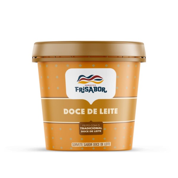 Encontraproduto.com.br - Sorvete Frisabor Doce Leite Pote 150 ml