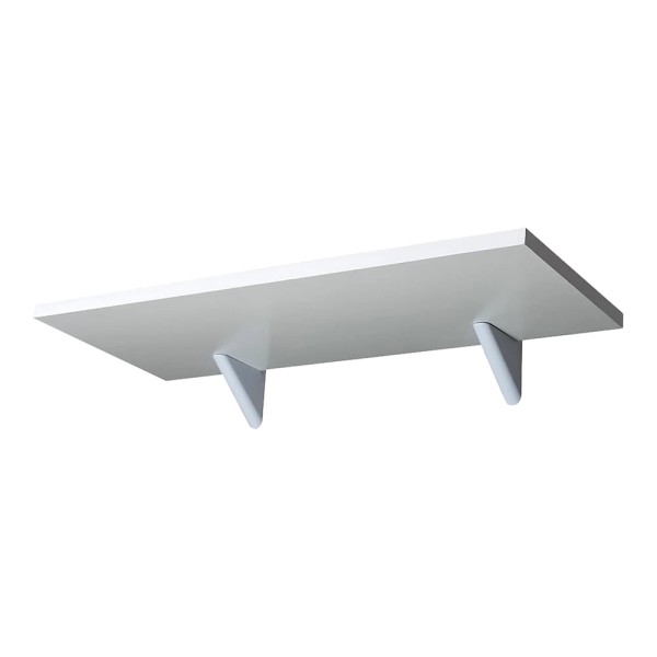 Encontraproduto.com.br - Prateleira Pratefix Classic com Suporte Vip 25x90 CM Branco