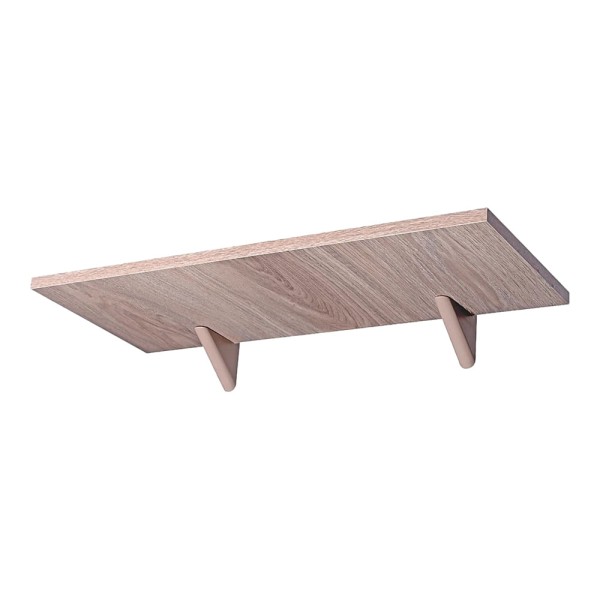 Encontraproduto.com.br - Prateleira Pratefix Classic com Suporte 15x30 CM Marfim