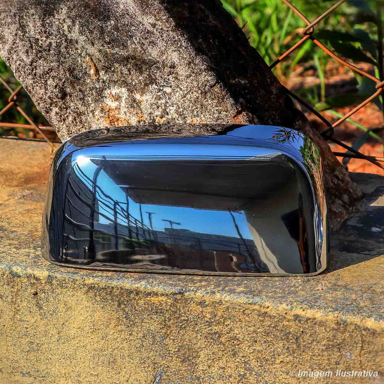 Encontraproduto.com.br - Kit Aplique Cromado Retrovisor E Maçaneta Ecosport 2009 2010