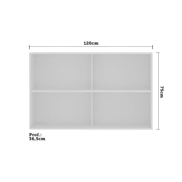 Encontraproduto.com.br - Armário Basculante Misto Perola 120 Cm 2 Portas Alumínio E Com Vidro Reflecta Bronze Luciane