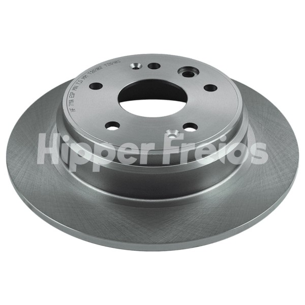 Encontraproduto.com.br - Hf711A - Disco Freio Tras Solido 280Mm 5 Furos - Cr-V 02/04 - Hipper Freios