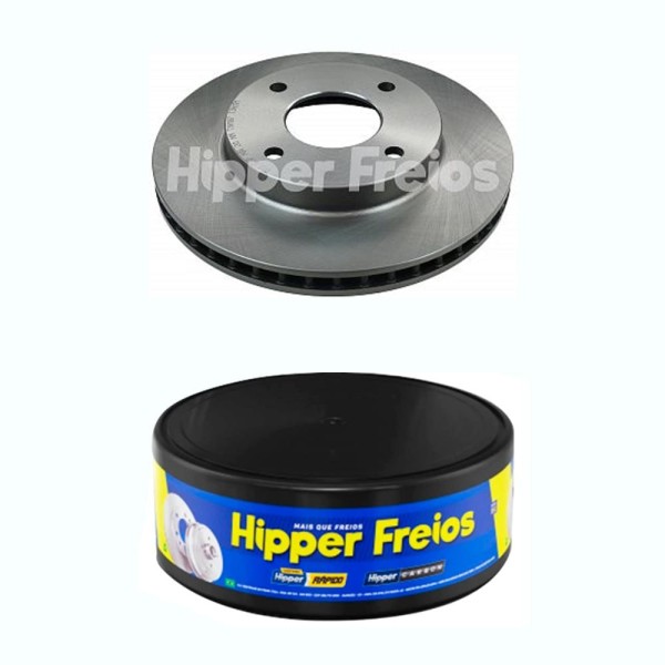 Disco Freio Diant 4 Furos Livina 2010 a 2014 Hipper HF613