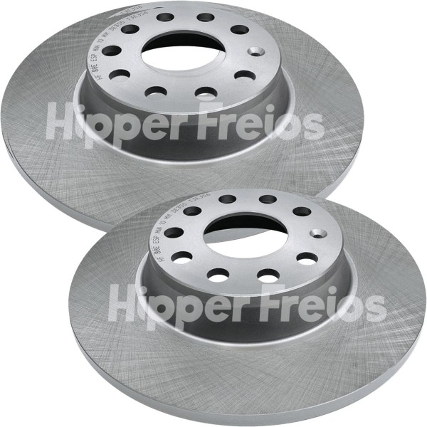 Hf88E - Disco Freio Tras Solido 286Mm - A3 2.0 Fsi/Tdi 03/ Golf 2.0 05/12 - Hipper Freios