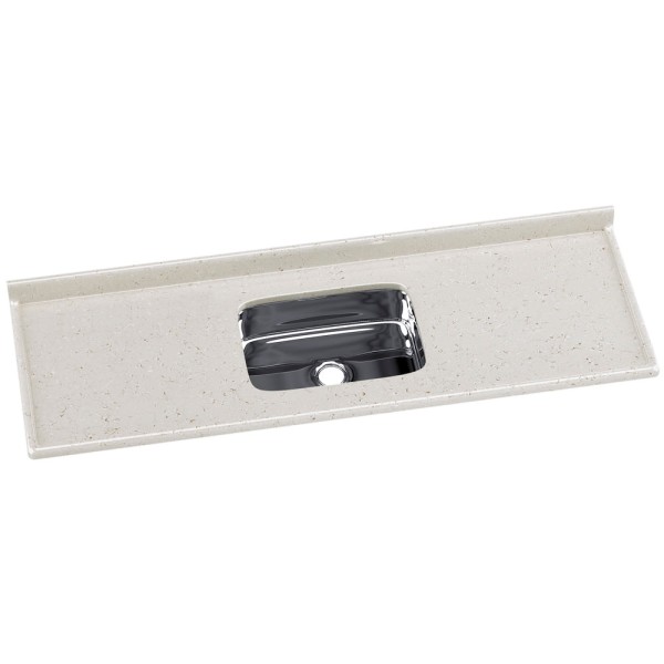 Encontraproduto.com.br - Pia De Cozinha Roralit Granitado Com Cuba Em Inox 160cm - 562508 Travertino