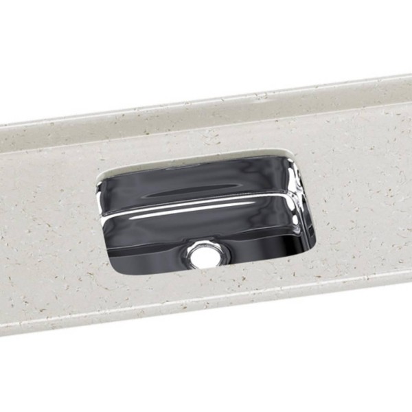Encontraproduto.com.br - Pia De Cozinha Roralit Granitado Com Cuba Em Inox 160cm - 562508 Travertino
