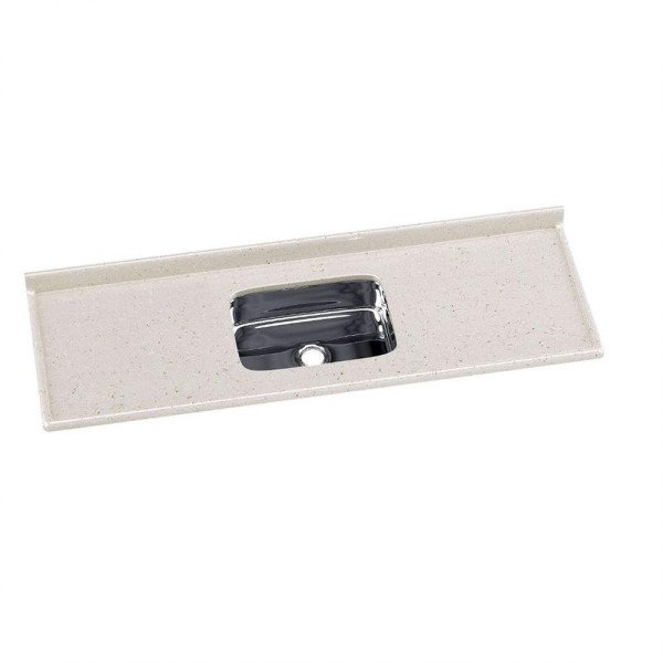 Encontraproduto.com.br - Pia De Cozinha Roralit Granitado Com Cuba Em Inox 160cm - 562508 Travertino