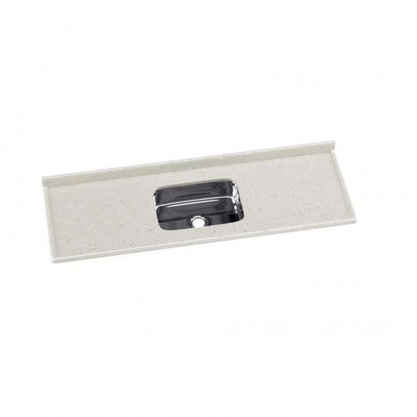 Encontraproduto.com.br - Pia De Cozinha Roralit Granitado Com Cuba Em Inox 160cm - 562508 Travertino