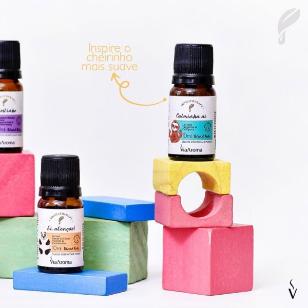 Encontraproduto.com.br - Blend de Óleos Essenciais para Crianças Kids Calminha Ai 10ml - Via Aroma