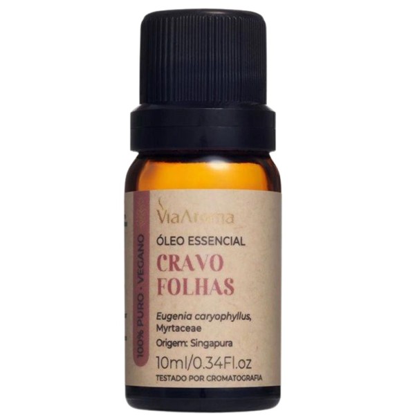 Encontraproduto.com.br - Óleo Essencial Cravo Folha 10ml - Via Aroma