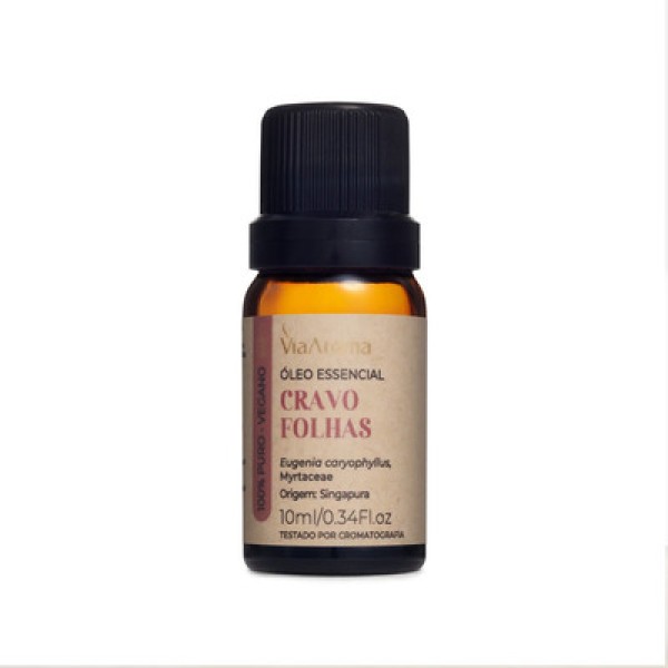 Encontraproduto.com.br - Óleo Essencial Cravo Folha 10ml - Via Aroma