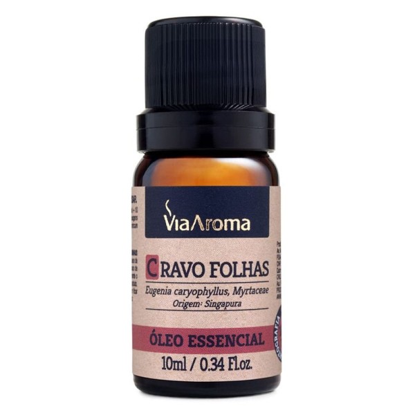 Encontraproduto.com.br - Óleo Essencial Cravo Folha 10ml - Via Aroma