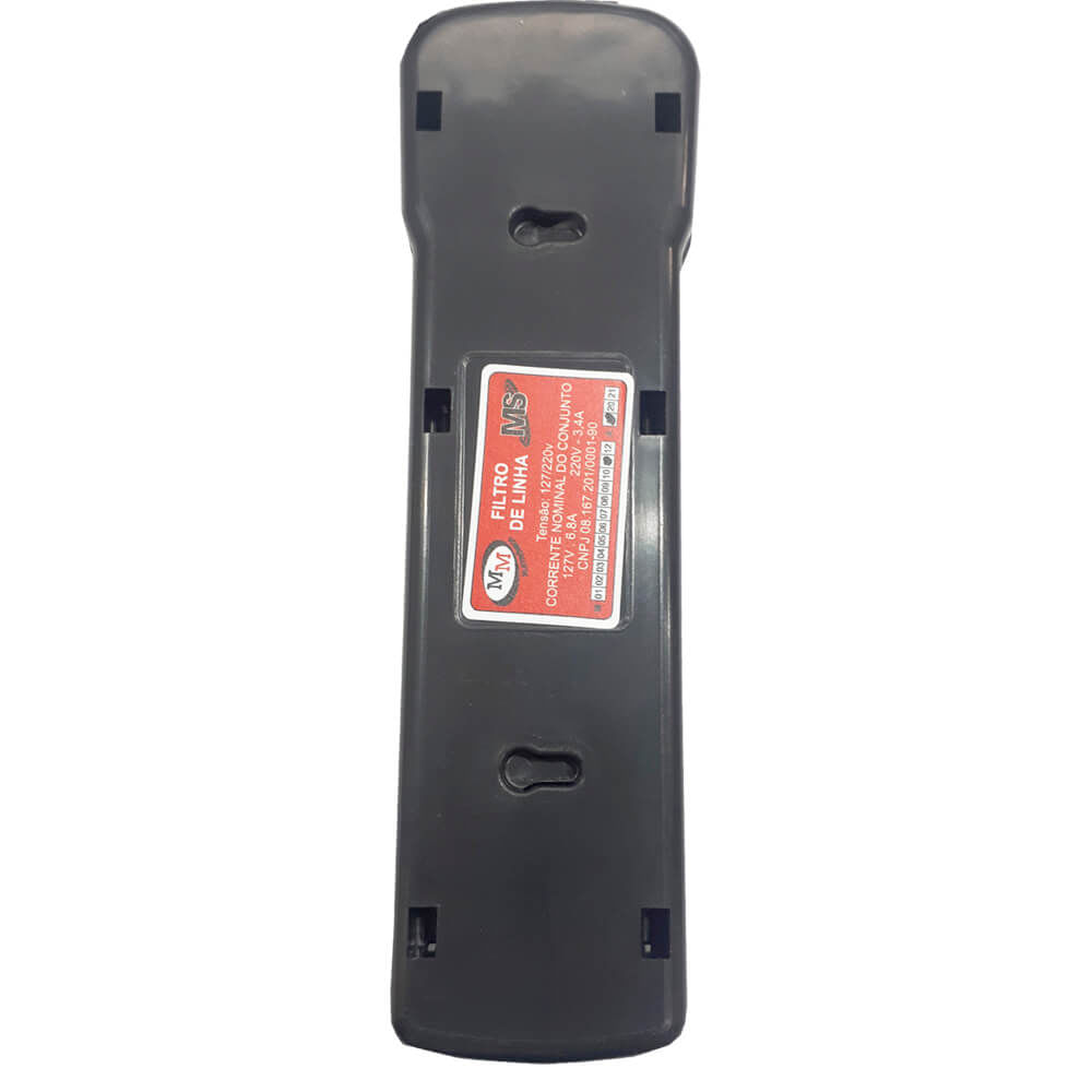 Encontraproduto.com.br - Filtro De Linha MM 3T Bivolt De Plastico Espacados