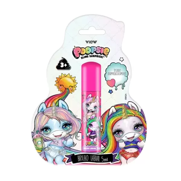Encontraproduto.com.br - Brilho Labial Infantil Poopsie Slime Surprise! 5ml