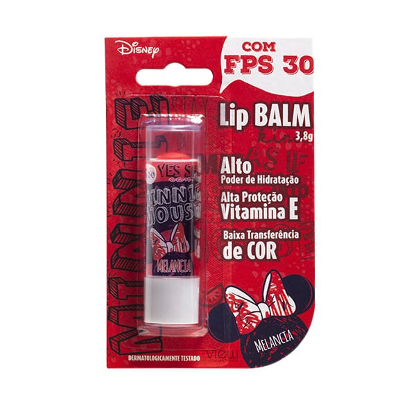 Encontraproduto.com.br - Lip Balm Minnie de Melancia com FPS30 - View Cosméticos