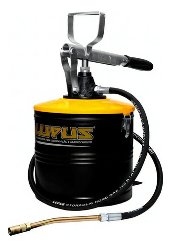 Encontraproduto.com.br - Bomba Manual Para Graxa Com Balde 7KG 7000 Lupus