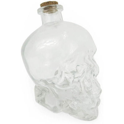 Encontraproduto.com.br - Garrafa Modelo Caveira De Vidro 750 Ml Lextack Rl750