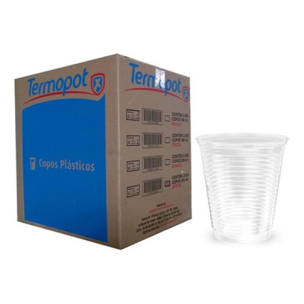 Encontraproduto.com.br - Copo Descartavel Total Plastl 300ML Transparente C/100