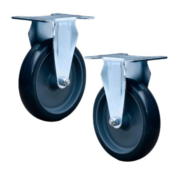 Encontraproduto.com.br - Rodizio Fixo 4 Pol. Pvc Flp.412.Bp.Fp - (Kit C/2 Pç) Colson