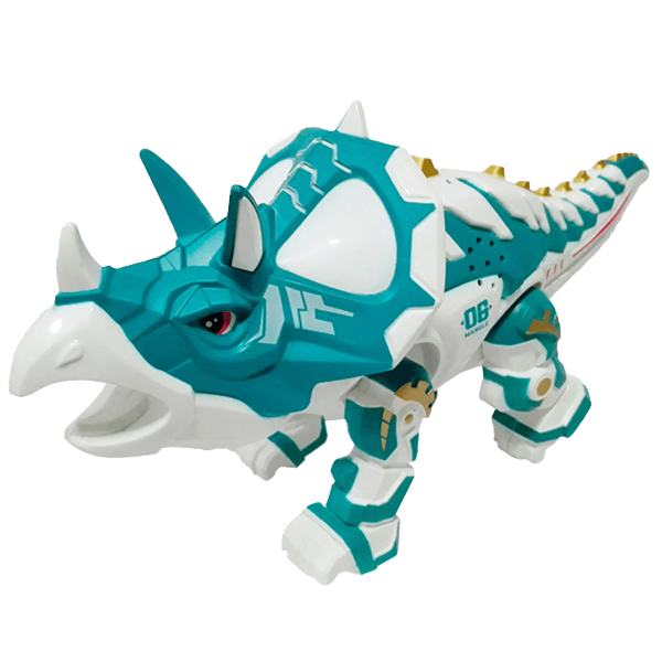 Encontraproduto.com.br - Dinossauro Robô Triceratops com Luz e Som Sakes
