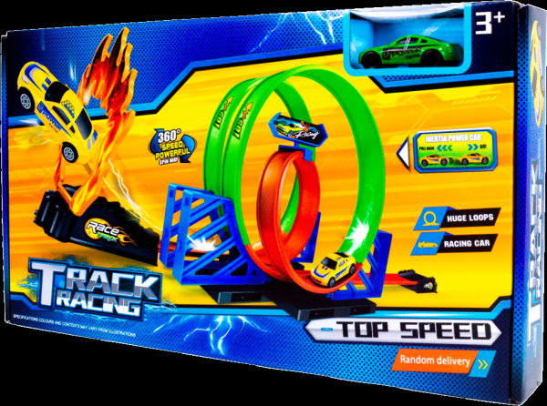 Pista de Corrida Track Racing em Looping