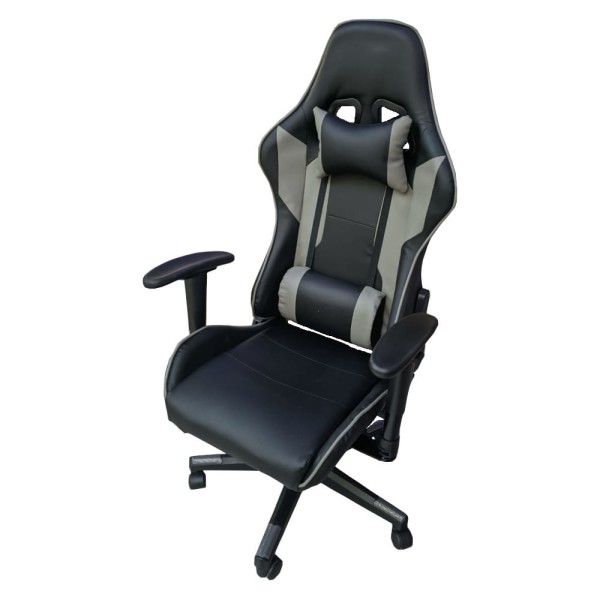 Encontraproduto.com.br - Cadeira Gamer Sakes Cinza INP21004