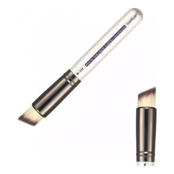 Encontraproduto.com.br - Pincel para Base Kabuki Chanfrado Macrilan Linha W - W121