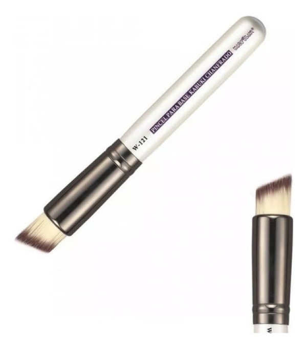 Encontraproduto.com.br - Pincel para Base Kabuki Chanfrado Macrilan Linha W - W121
