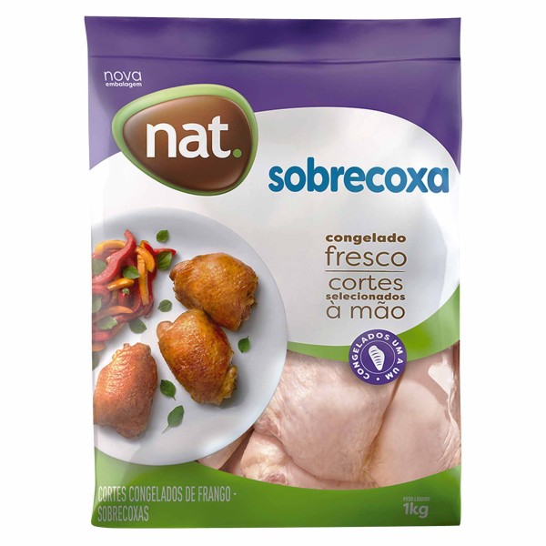 Encontraproduto.com.br - Sobrecoxa de Frango Congelada Nat 1kg