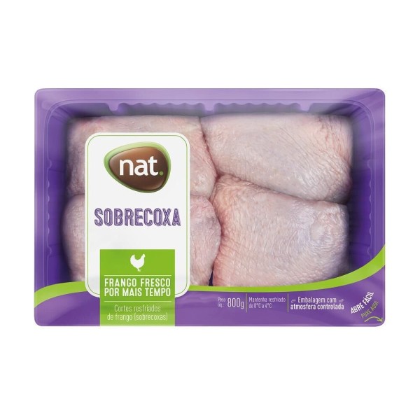Encontraproduto.com.br - Sobrecoxa de Frango Resfriada Nat 800g