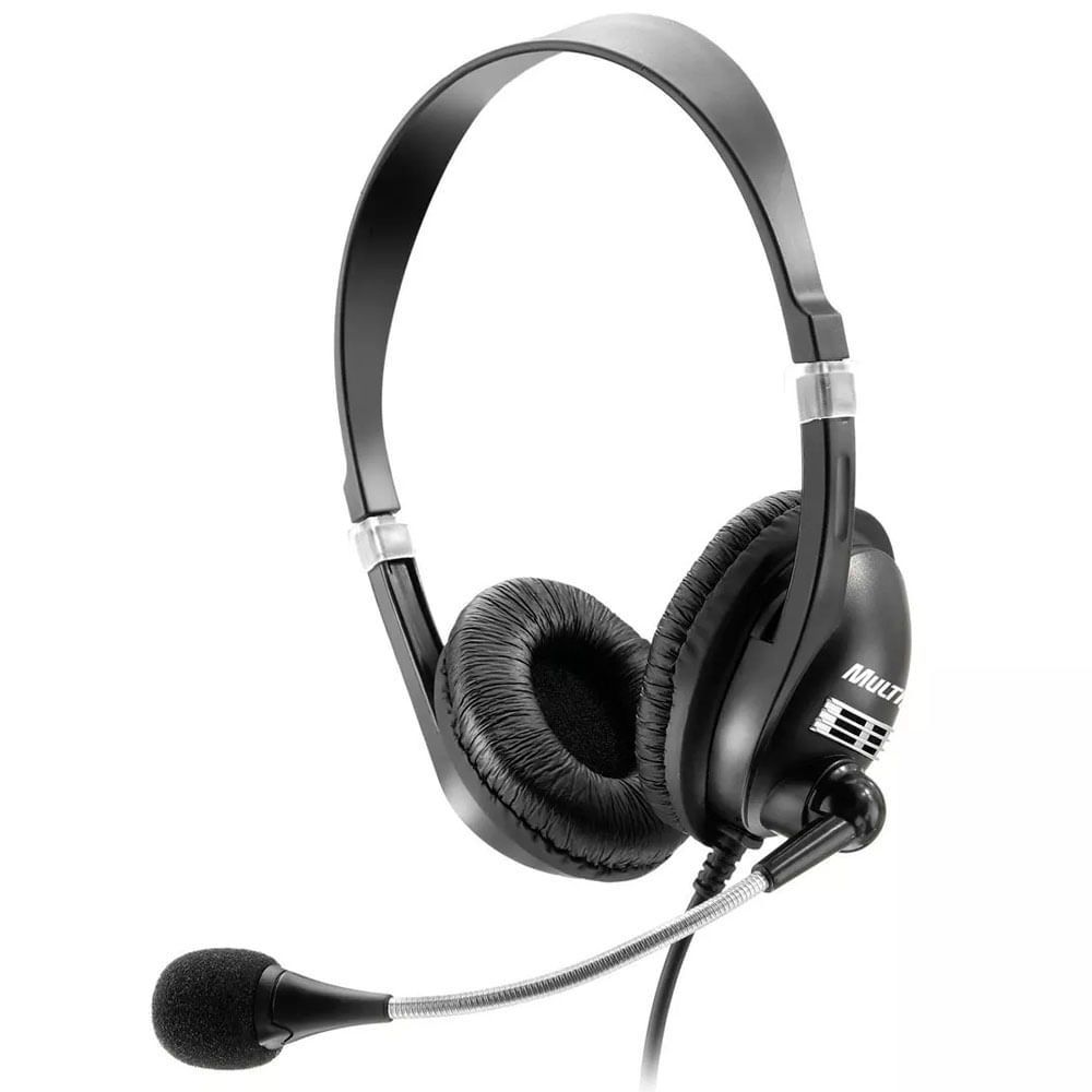 Encontraproduto.com.br - Headset com Microfone Multilaser Premium Acoustic PH041 Preto