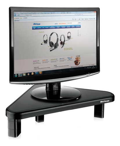 Encontraproduto.com.br - Suporte Triangular Monitor AC124 Preto - Multilaser