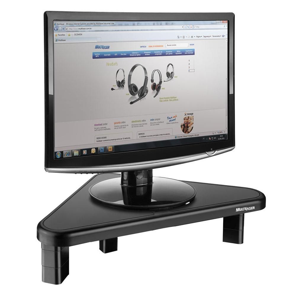 Encontraproduto.com.br - Suporte Triangular Monitor AC124 Preto - Multilaser