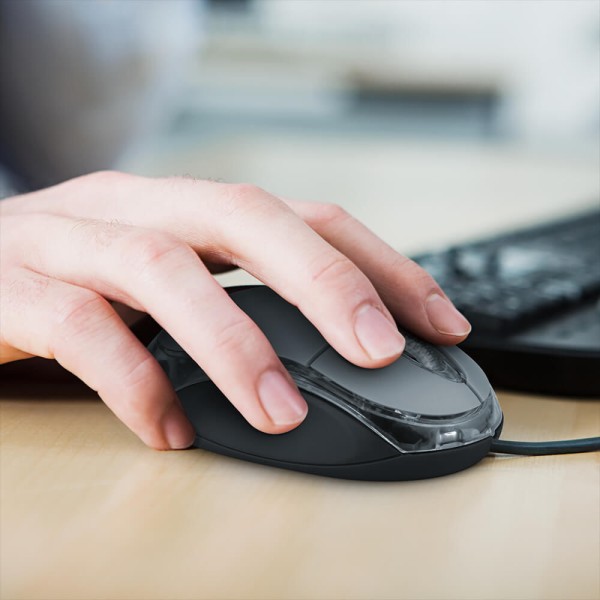 Encontraproduto.com.br - Mouse Classic 800Dpi Prata Usb Multilaser  - MO180
