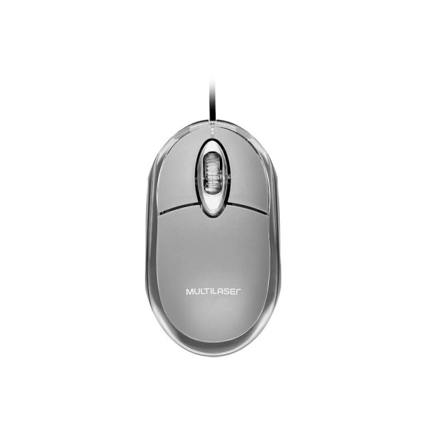 Encontraproduto.com.br - Mouse Classic 800Dpi Prata Usb Multilaser  - MO180