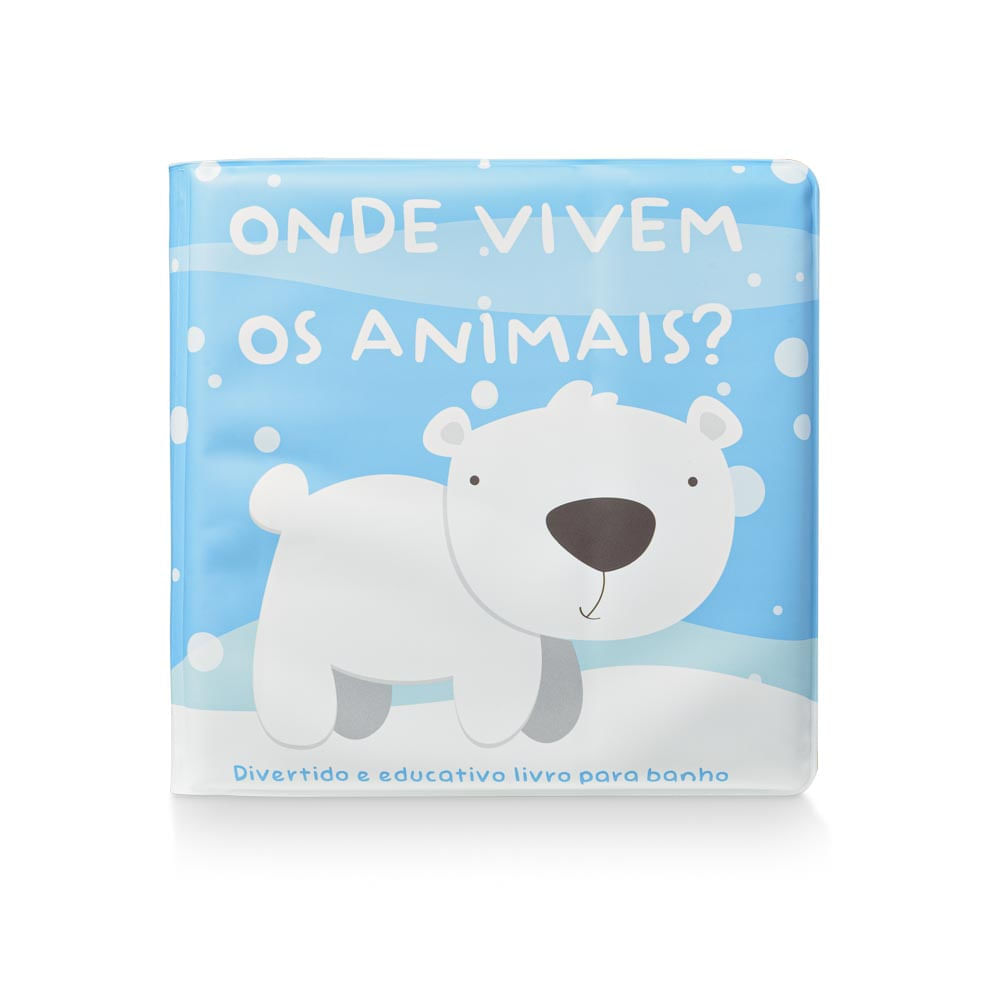 Encontraproduto.com.br - Livro de Banho Onde Vivem os Animais Multicolor +4m Multikids Baby - BB1138
