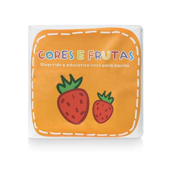Encontraproduto.com.br - Livro De Banho Cores E Frutas Multicolor 4 Multikids Baby