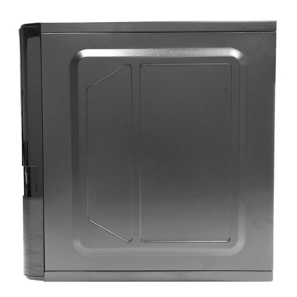 Encontraproduto.com.br - GABINETE 2 BAIAS C/ FONTE 200W PRETO ESCOVADO - GA145