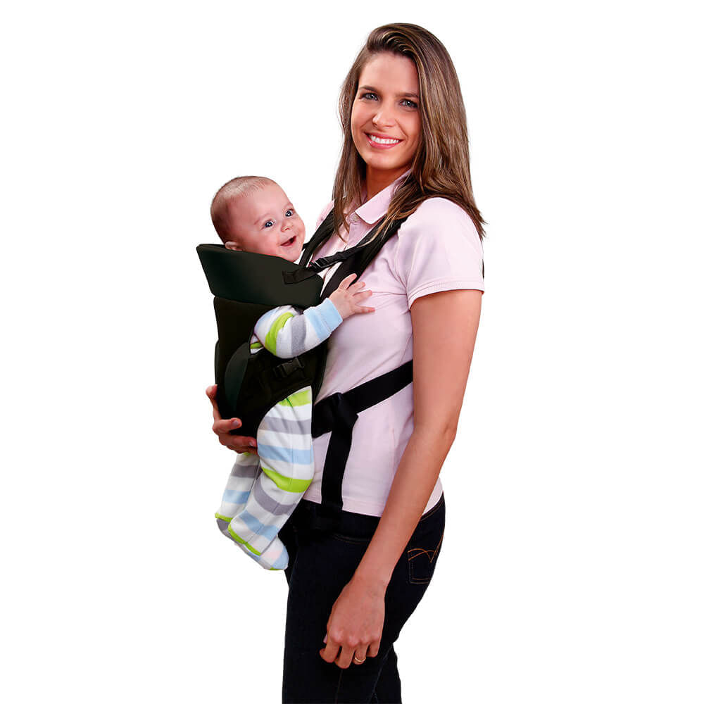 Encontraproduto.com.br - Canguru Para Bebê Baby Safe (Preto) Multikids Baby - BB014