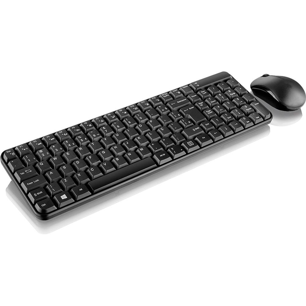Encontraproduto.com.br - Teclado e Mouse Sem Fio 2.4ghz Usb Pt Tc183 Multilaser