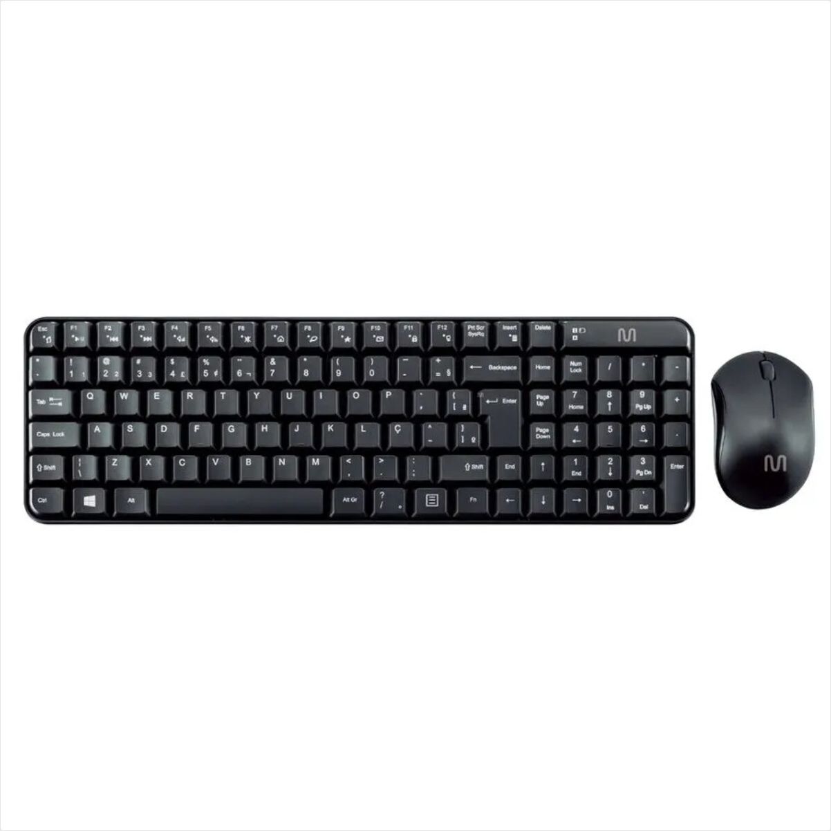 Encontraproduto.com.br - Teclado e Mouse Sem Fio 2.4ghz Usb Pt Tc183 Multilaser