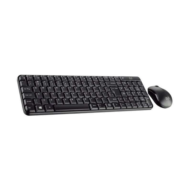 Encontraproduto.com.br - Teclado e Mouse Sem Fio 2.4ghz Usb Pt Tc183 Multilaser