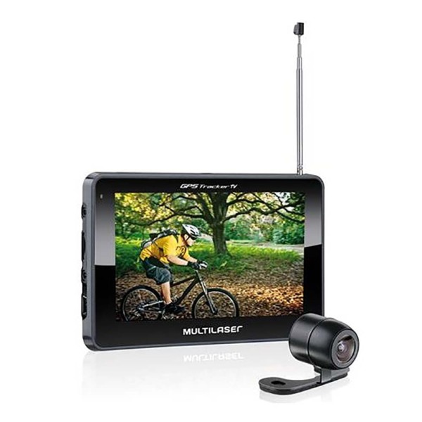 Encontraproduto.com.br - GPS Multilaser Tracker TV LCD 4,3 Pol. Touch FM Câmera de Ré Avin - GP035