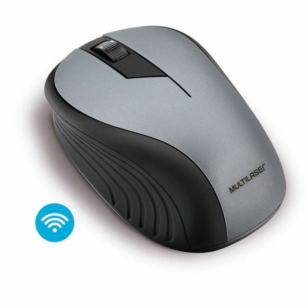 Encontraproduto.com.br - Mouse Sem Fio 2.4Ghz Usb Preto Grafite Multilaser - MO213