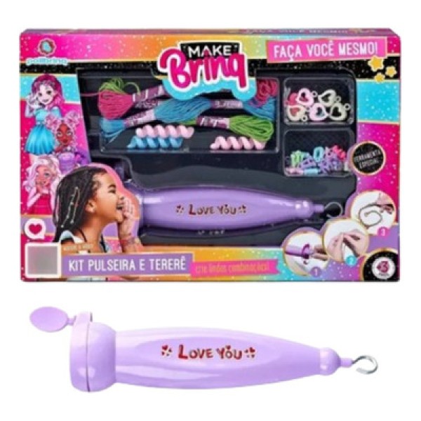 Make Brinq Polibrinq Kit Pulseira e Tererê Unidade