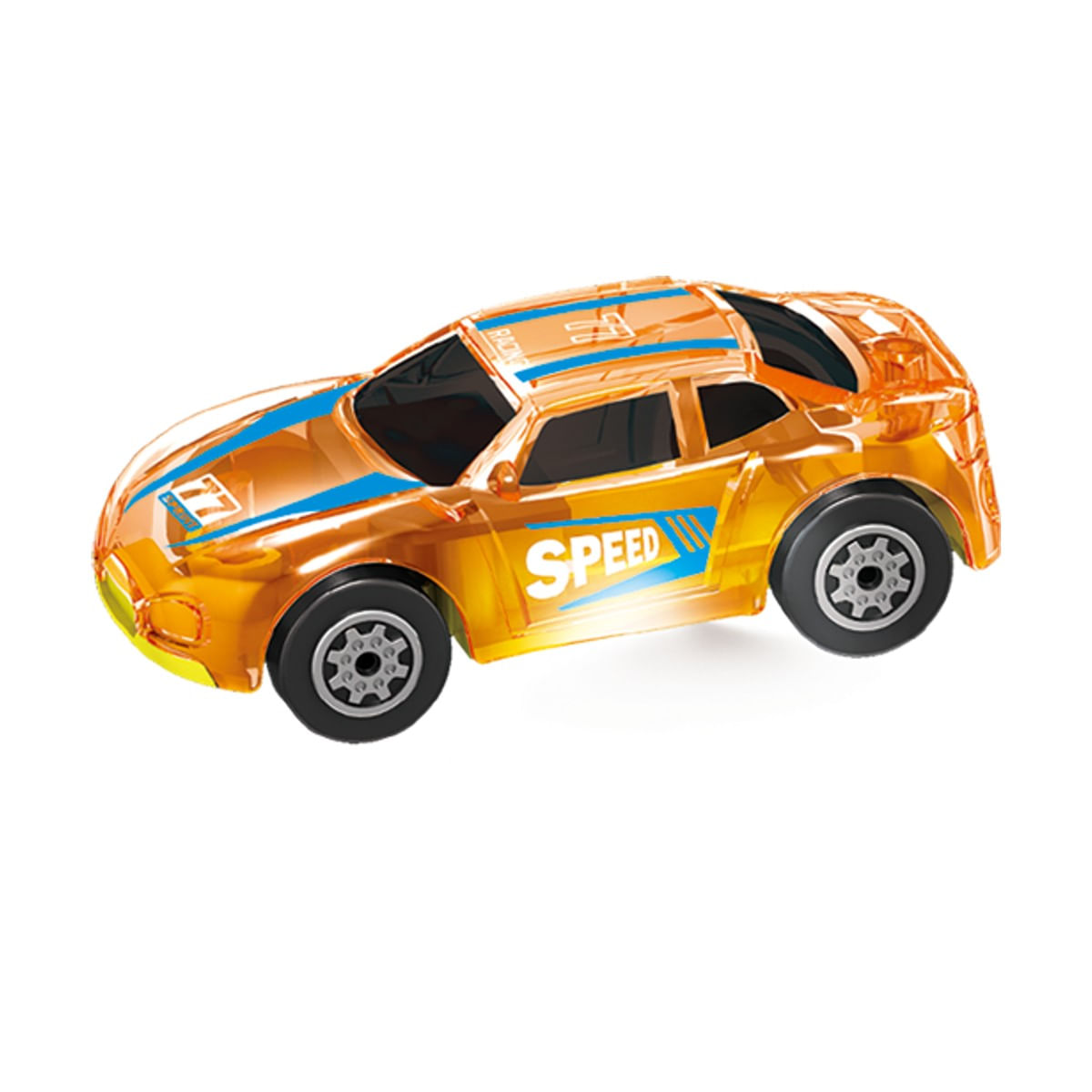 Encontraproduto.com.br - Pista de Carrinhos Brinquedo Speedster Neon Looping Com Luz LED Polibrinq