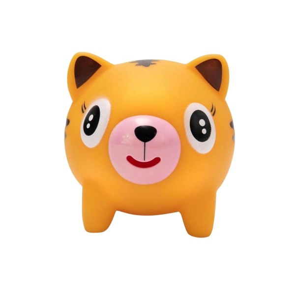Brinquedo Squish Mostra Língua Weeego Ursinho - Polibrinq - Amarelo