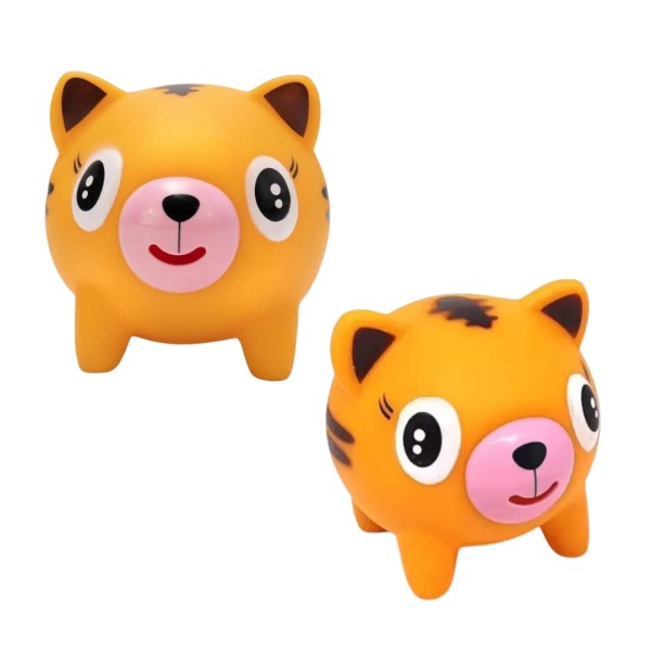 Encontraproduto.com.br - Brinquedo Squish Mostra Língua Weeego Ursinho - Polibrinq - Amarelo