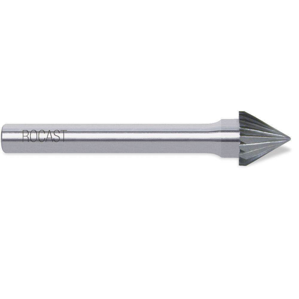 Encontraproduto.com.br - Lima Rotativa Cônica 60° com raio 8,00mm Rocast 45,0033